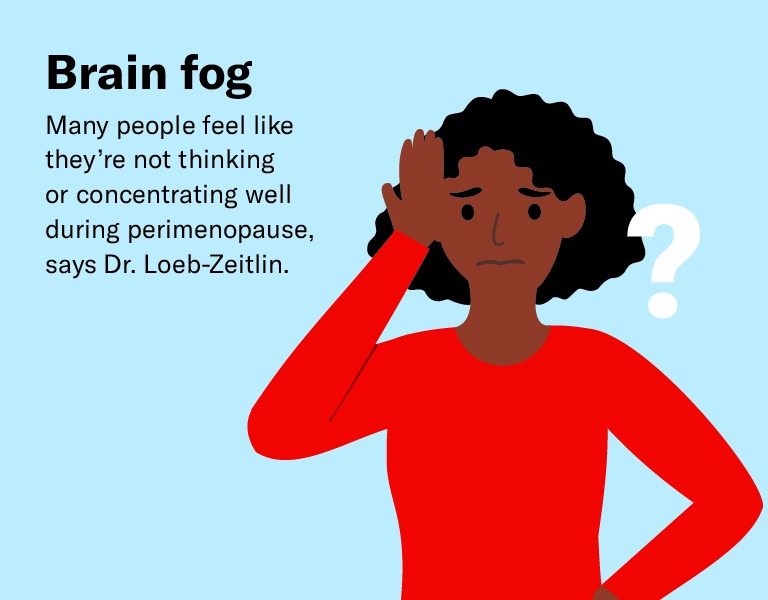 can perimenopause cause brain fog